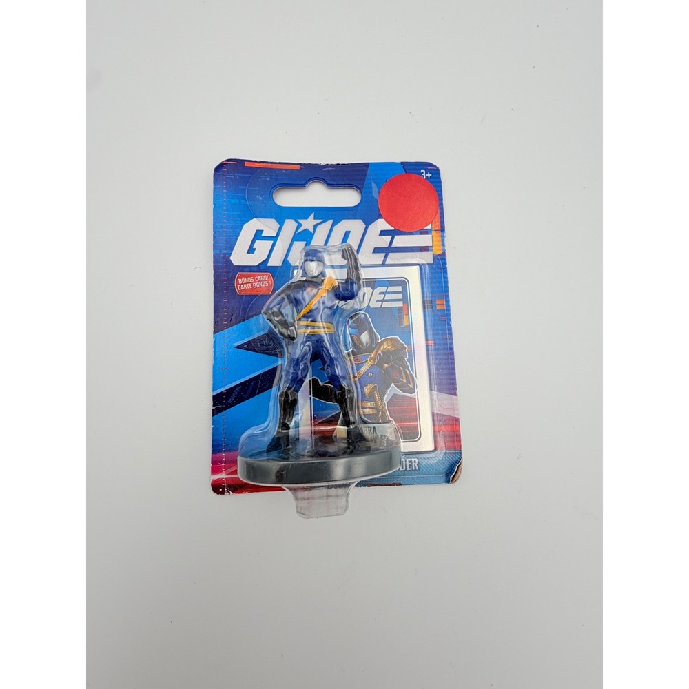 GI Joe Cobra Commander Mini Figure with Bonus Card Just Play 2024 New